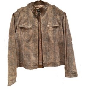 Alfani Genuine leather  jacket size L